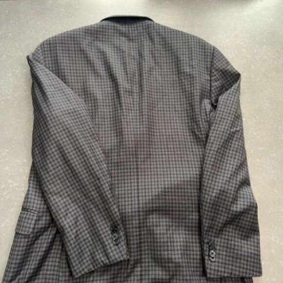 Peter Millar Checked Wool Sport Coat – Size 46R - Picture 3 of 13